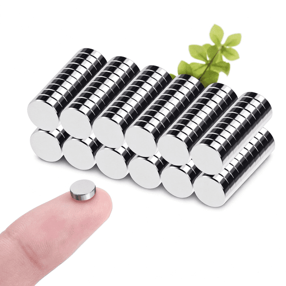 HBMYN 60 Pcs Small Round Neodymium Magnets for Crafts Little Tiny Mini Refrigerator Whiteboard Locker Fridge Dry Erase Board Cabinets&Nail Art 60 Pcs Little Tiny Mini Small Neodymium Magnet