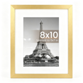 HBMYN 8x10 Picture Frame, Wall Decor Photo Frames, Gold 1 Pack | 8 x 10 ...