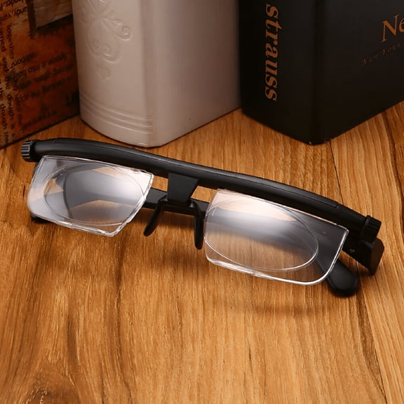 HBMYN Adjustable Focus Magnifying Glasses - Variable Lens Reading Aid Glasses Magnifying Glasses for Reading