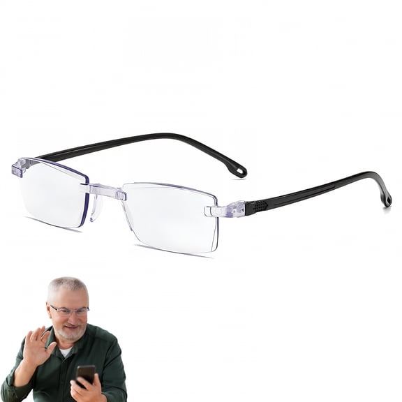 HBMYN Anti-Blue Light Presbyopia Glasses Auto Zoom Reading Glasses Smart Look Far And Near for Reading Computer Tv