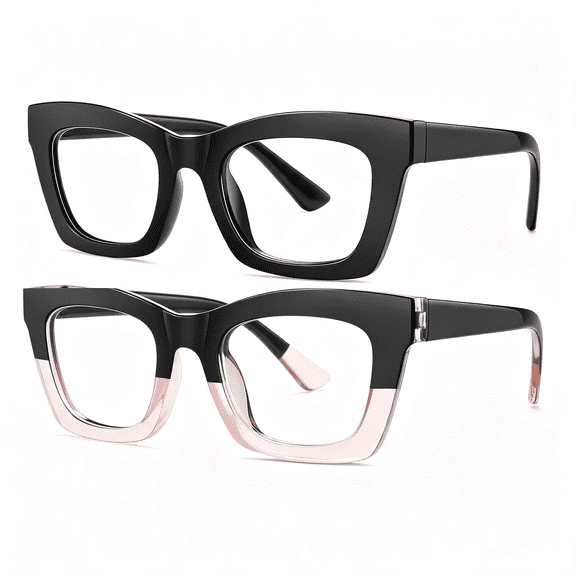 HBMYN Blue Light Blocking Glasses for Women Men Fashion Computer Screen Gaming Tv Phones Anti Eyestrain & Uv Glare Glasses 3 Pack Fashion Glasses for Women