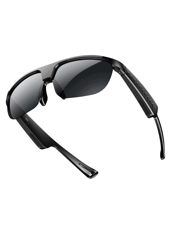 Bluetooth Glasses Blue Light Glasses Polarized UV Protection Smart Glasses for Outdoor Sports, Dual Core Chip ENC Noise Reduction, Wireless Music & Calls for Men and Women