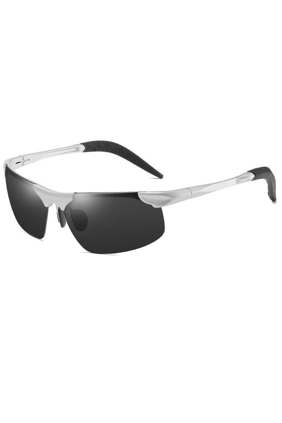 C Polarized Photochromic Sunglasses for Men with Uv400 Protection Adjustable Lens Style C