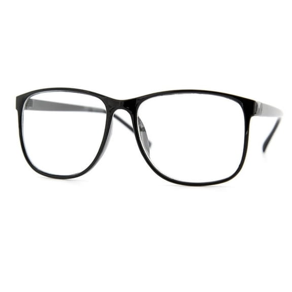 HBMYN Clear Lens Nerdy Square Thin Plastic Frame Glasses for Computer Gaming Eye Strain Relief Fashion Eyewear Accessory Gift