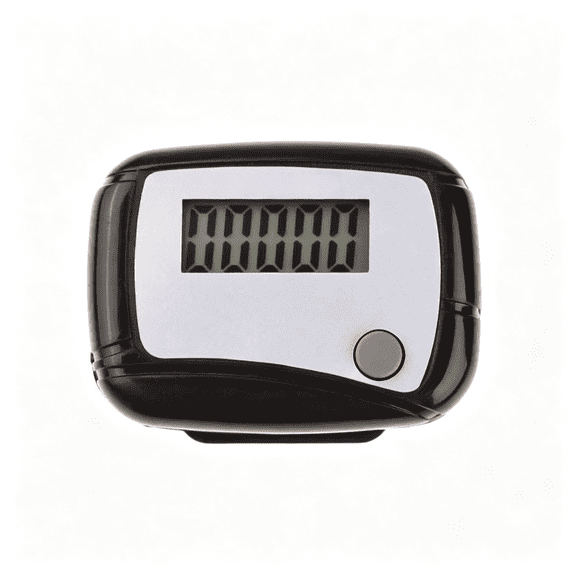 HBMYN Clip-On Pedometer 2 Pack,Digital Step Counter with LCD Display,Tracks Steps Distance and Calories for Walking and Running 2 Pack Clip On Pedometer