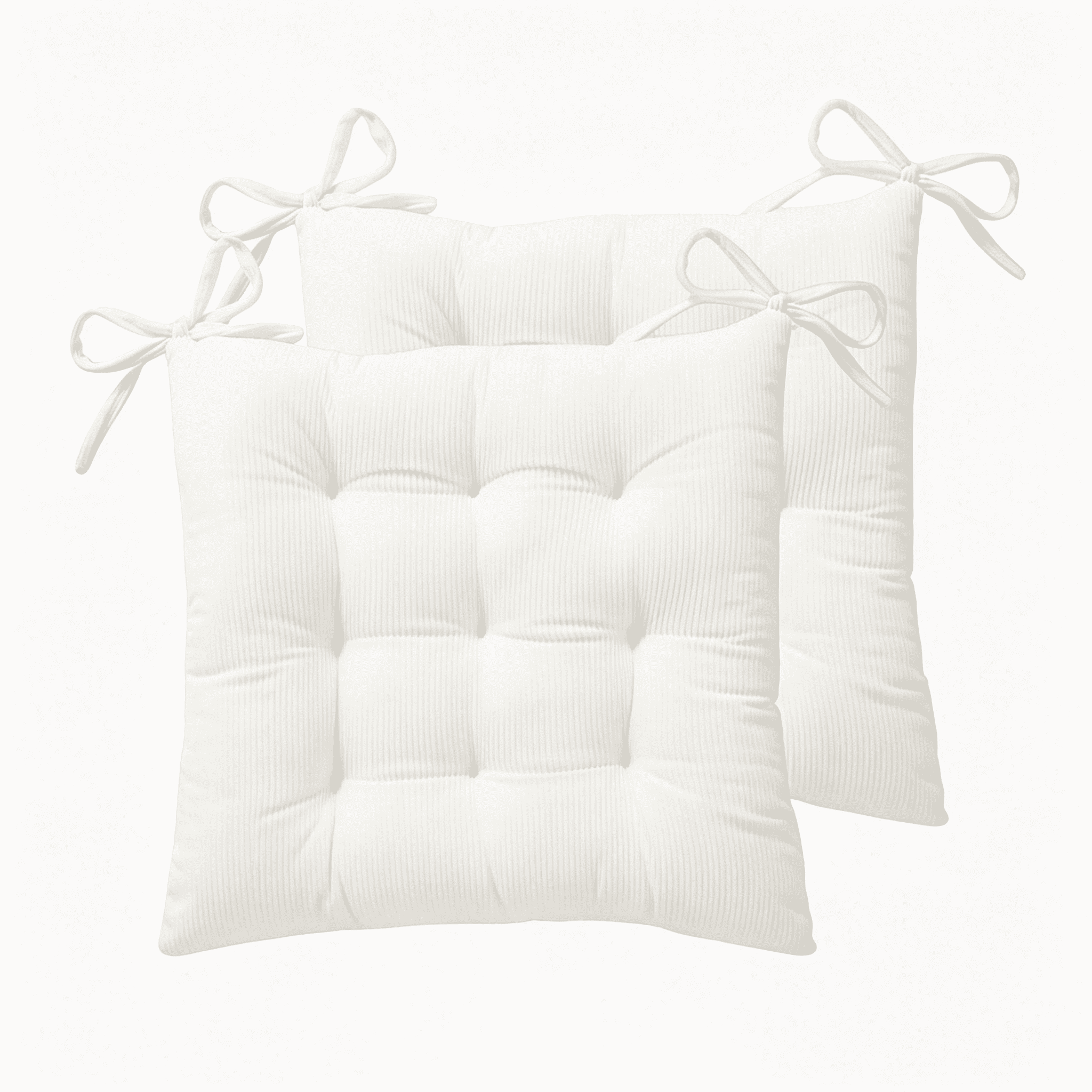 HBMYN Corduroy Chair Cushion with Ties Ultra Soft Warm Floor Cushion ...