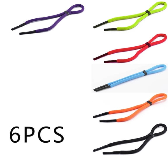 HBMYN Floating Sunglasses Straps-6 Pack Adjustable Eyewear Lanyard for Water