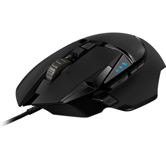 HBMYN G502 High Performance Wired Gaming Mouse 25K Sensor,25,600 DPI,RGB,Adjustable Weights,wired gaming mouse Black