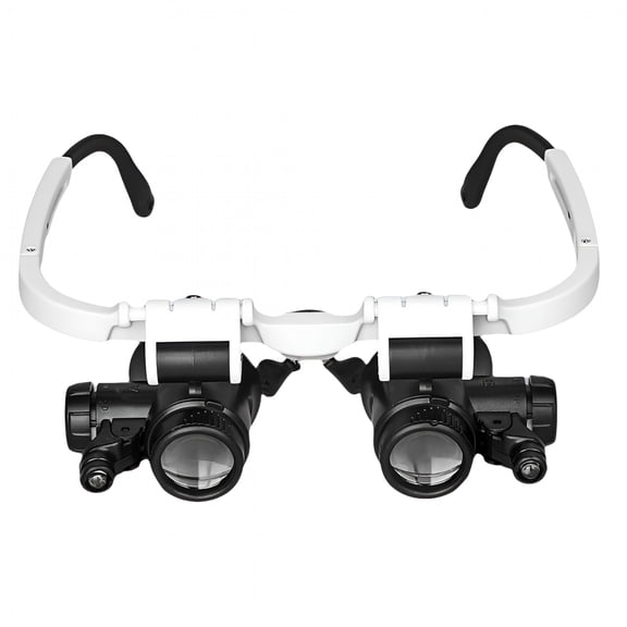 HBMYN Head Magnifier Headband Magnifying Glasses with Light for Close Work Hands Free Magnifying Headset With Light