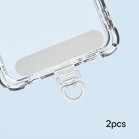 HBMYN Heavy Duty Phone Tether Tab 360,Metal Lanyard Patch with 44Lbs Load Capacity&Swivel Ring,2-Pack