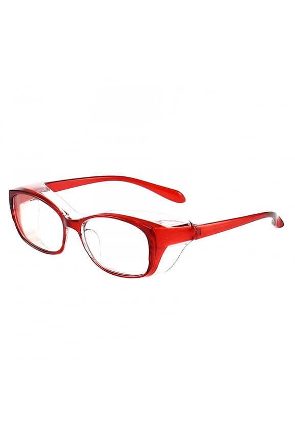 Light Blocking Eyeglasses for Men And Women with Fog Red Light Goggles Eye Protection (Red)