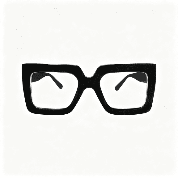 HBMYN Oversized Square Blue Light Glasses Big Frame Computer Eyewear Thick Fashion Clear Glasses for Women Fashion Black Glasses