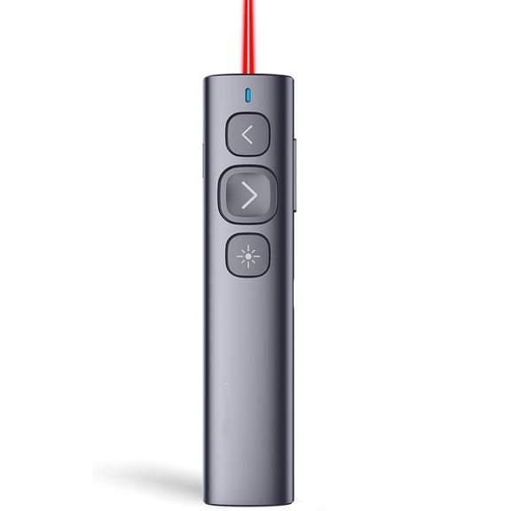 HBMYN Presentation Clicker PowerPoint Clicker for Presentation, Remote Rechargeable Wireless Presenter Pointer Slide Advancer
