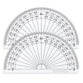 Protractor Maty HBMYN Protractor for Geometry, 4 Inch Clear Plastic Protractor for ...