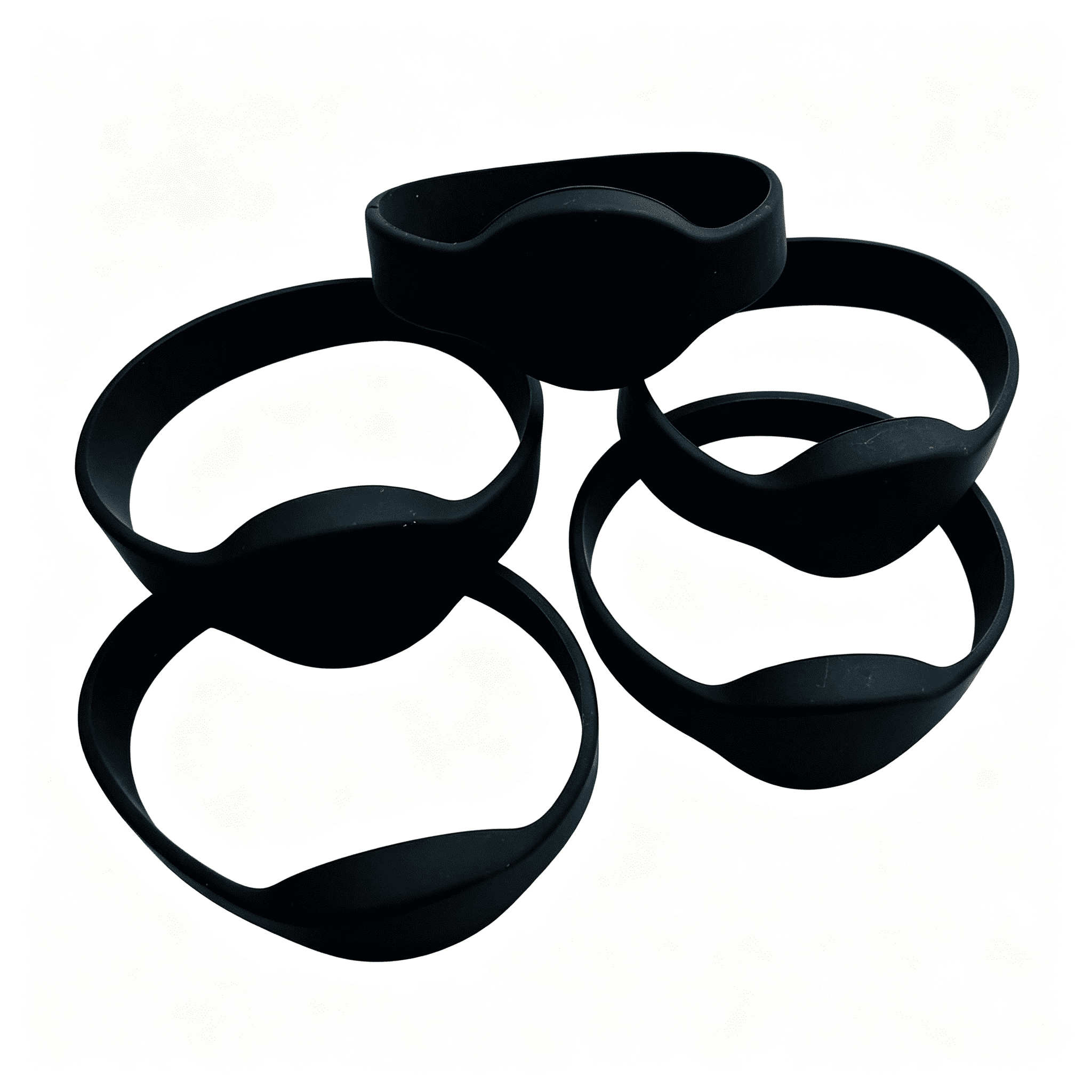 HBMYN RFID Rewritable T5577 125khz Writable Silicone Wristband Black ...