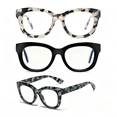 HBMYN Readers for Women Fashion Style Square Reading Glasses with ...