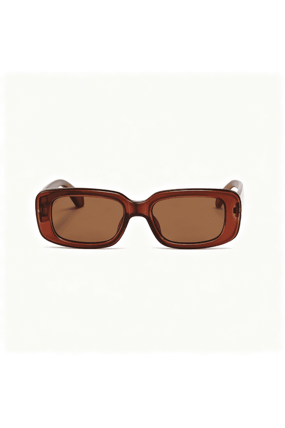 Rectangle Sunglasses for Women Men Trendy Retro Fashion Sun Glasses 90'S Vintage Uv 400 Protection Square Frame