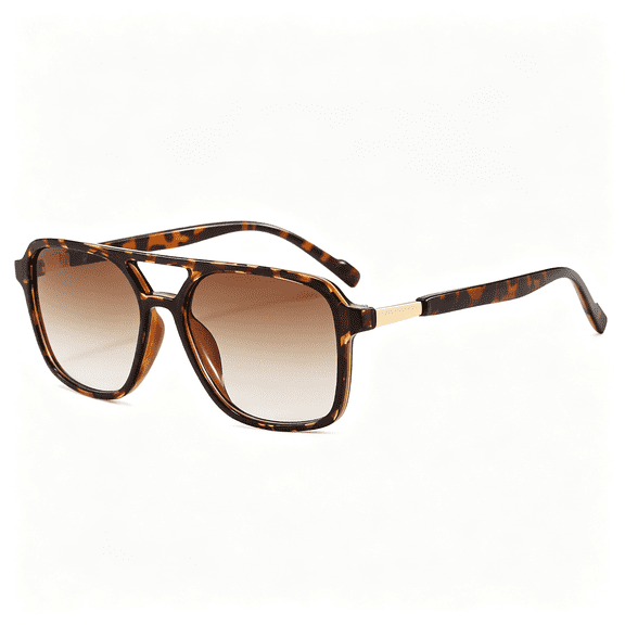 HBMYN Retro Aviator Sunglasses for Women Men,Trendy Rectangle Womens Mens Shades Sun Glasses Sj2202 Retro Aviator Beach Essentials