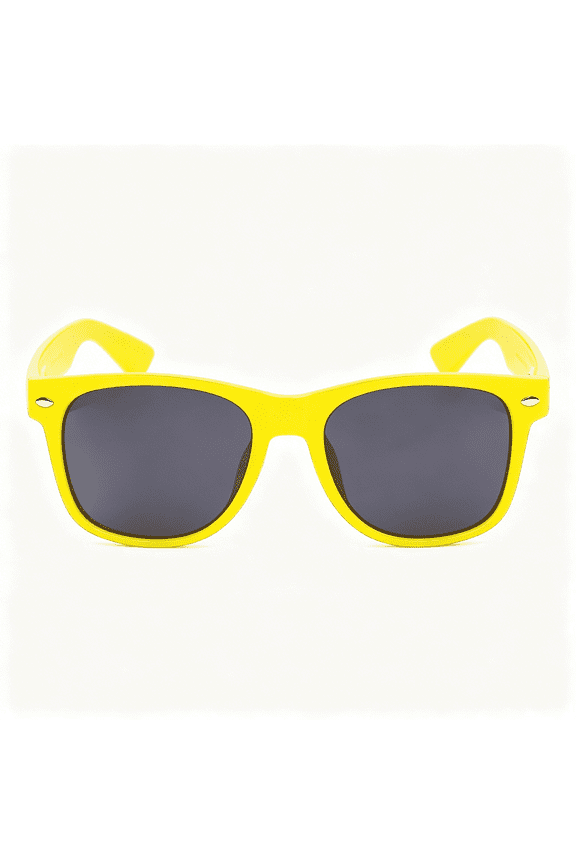 Retro Style Sunglasses 80'S Classic Vintage Unisex Nerd Colored Frame