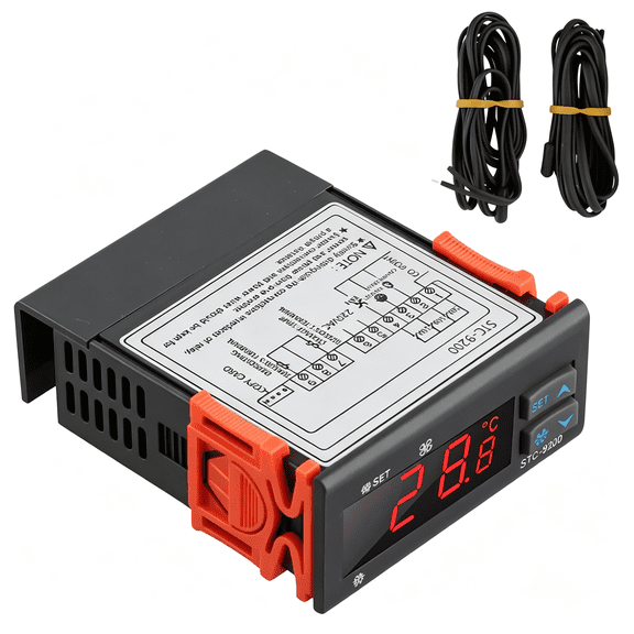 HBMYN STC-9200 Digital Temperature Controller, 3-Relay Refrigeration Defrost Fan Thermostat for Cold Storage & Commercial digital temperature controller ac 220v