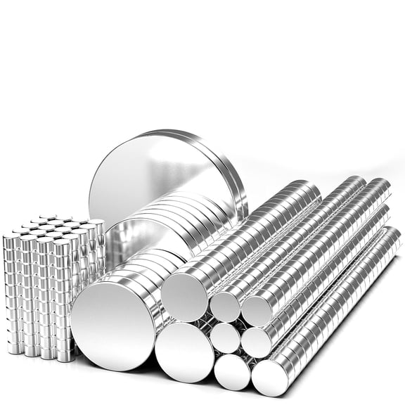 HBMYN Small Magnets,400 Pack Refrigerator Magnets of 8 Different Sizes,Rare Earth Magnet Neodymium Magnet for Crafts,Diy,Whiteboard,Billboard in Home,Kitchen,Office,School