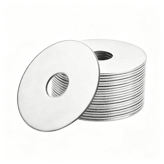 HBMYN Stainless Steel Fender Washers, 1/2" x 2", 20 pcs, Large Washer Fender, 1/2 Washers Flat Washer, Heavy Duty washers