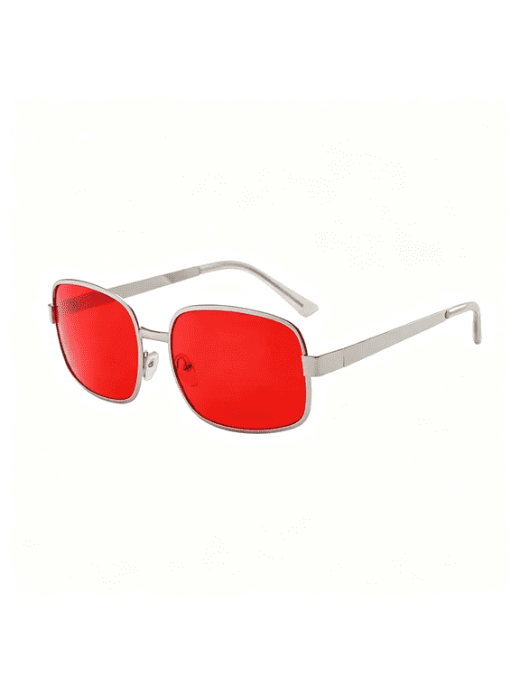 Tyler Soap Maker Sunglasses with Red Lenses Soap Salesman Style, Bold red sunglasses