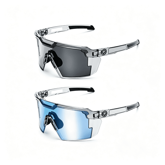 HBMYN Uv400 Photochromic Polarized Safety Glasses Impact Resistant Outdoor Sports & Work Eyewear, Hiking & Cycling, Photochromic Safety Glasses