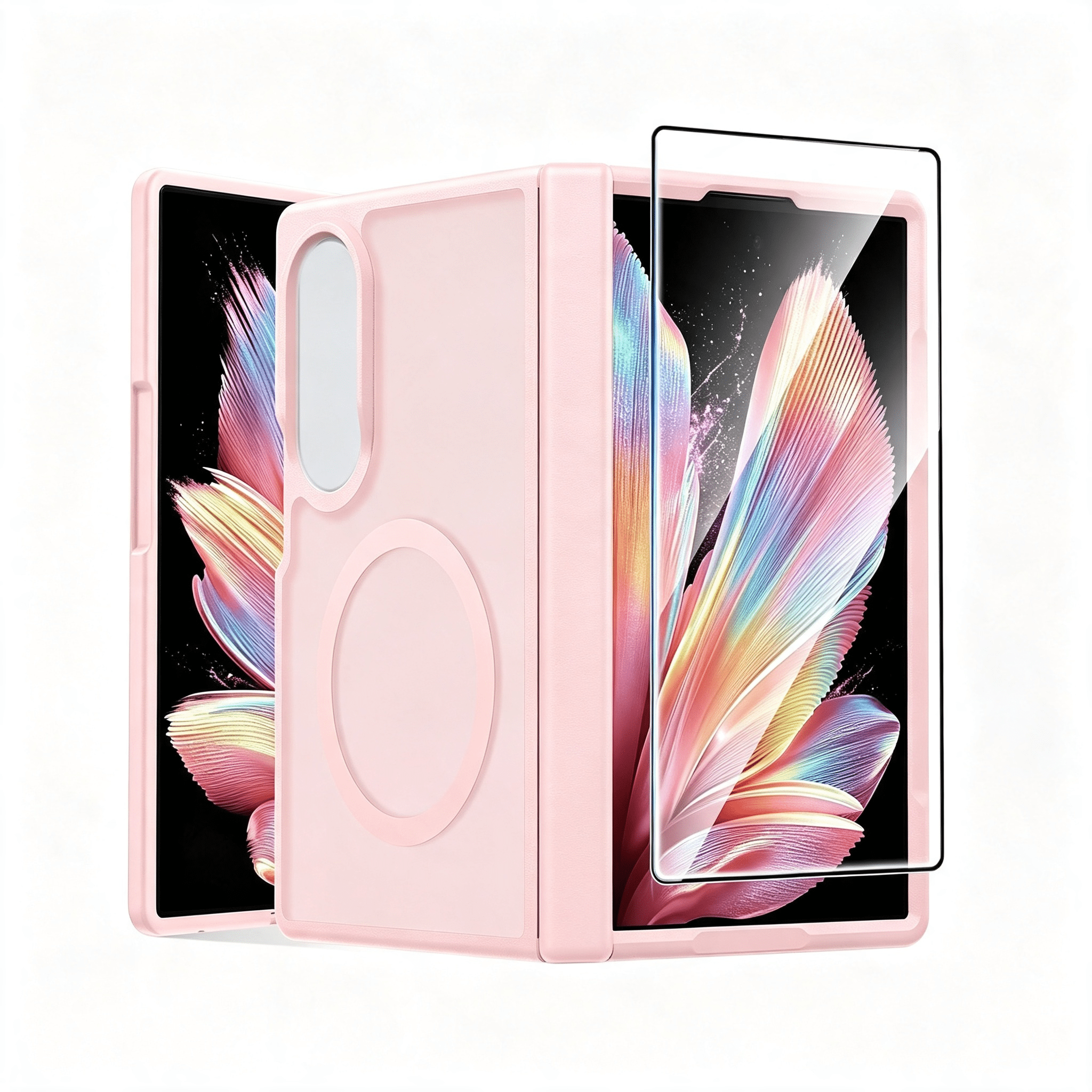 Transluent Yight HBMYN for Z Fold 8 Case, Fit for Hinge Protection | Screen Protector ...