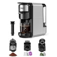 thumbnail image 1 of HBN 3-in-1 Coffee Maker, Multi Coffee Maker Single Serve for Nespresso Capsule & K-Cup Pods & Ground Coffee, 19Bar One-Touch Brewing Espresso Machine, 20oz Removable Water Tank, 1450W Fast Heat, 1 of 8