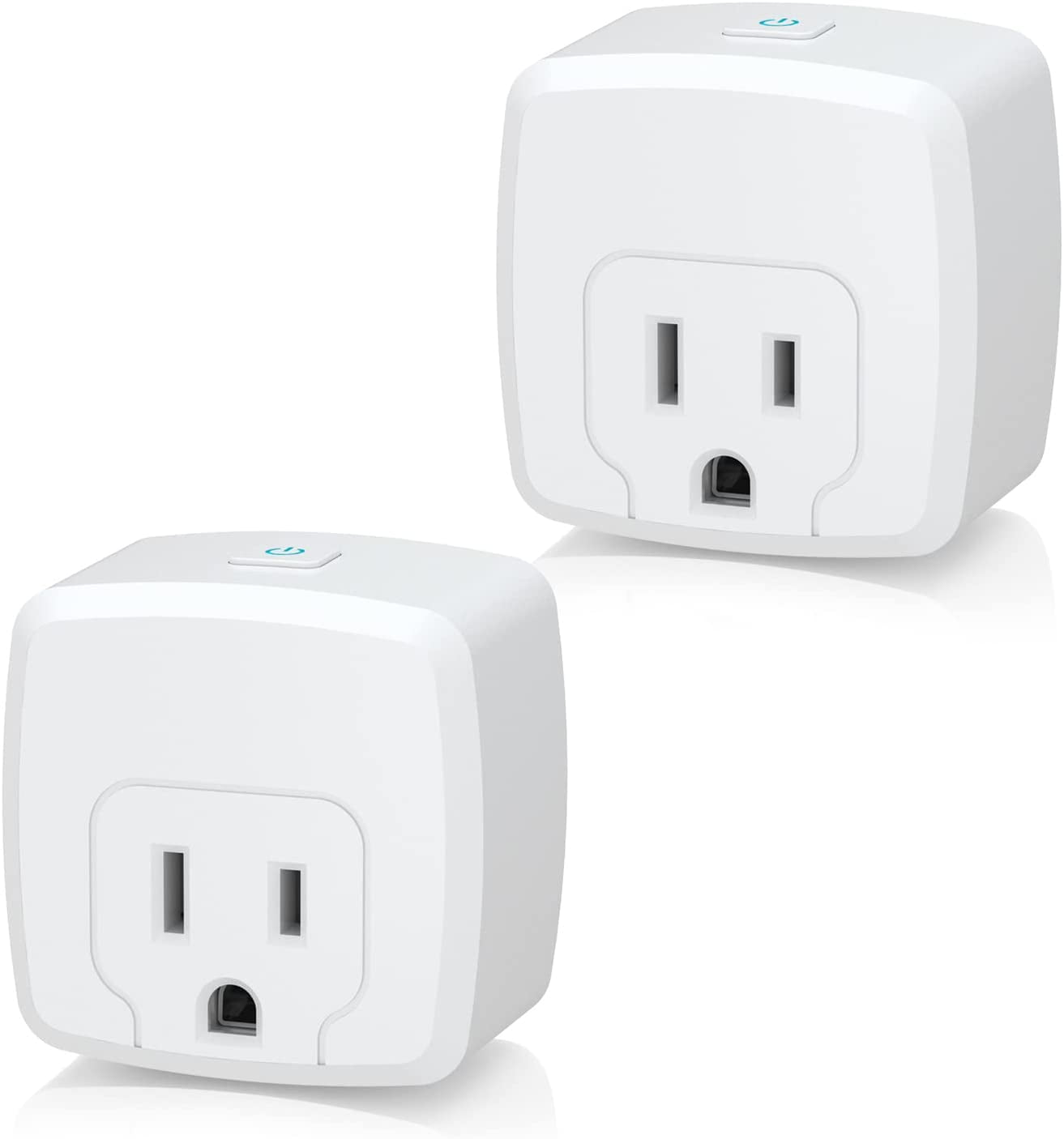 HBN 2 Pack Outdoor Smart Plug Wi-Fi Outlet Works with Alexa