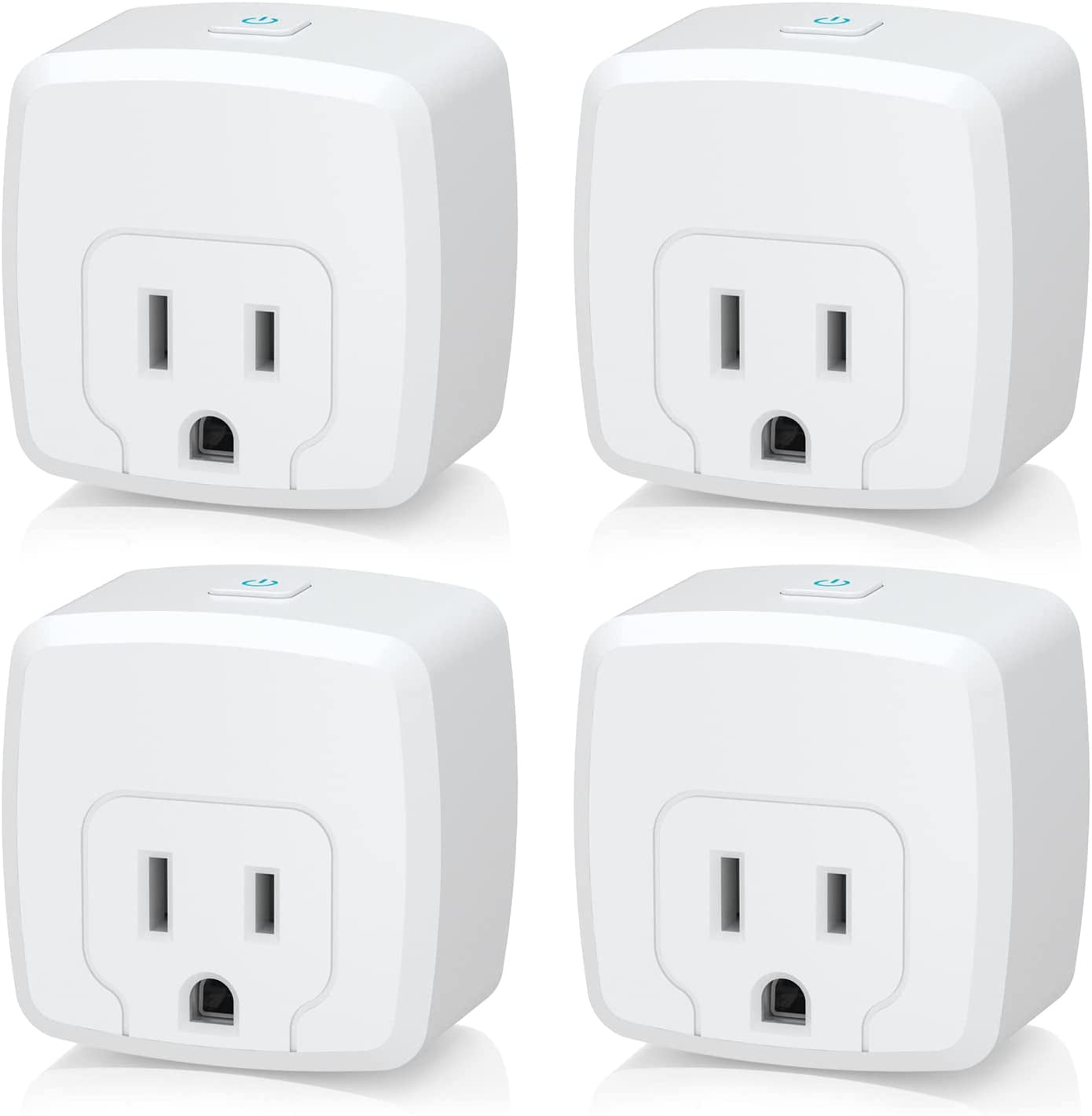gHome Smart Mini Plug, Wi-Fi Outlet Socket compatible with Alexa and google  Home, Remote control with Timer Function, No Hub Req