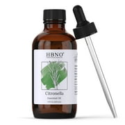 HBNO Citronella Essential Oil Pure, Natural Diffuser Aromatherapy Oils, 4 fl Oz