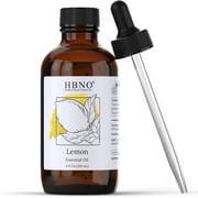 HBNO Lemon Essential Oil Pure, Natural Diffuser Aromatherapy Oils, 4 fl Oz