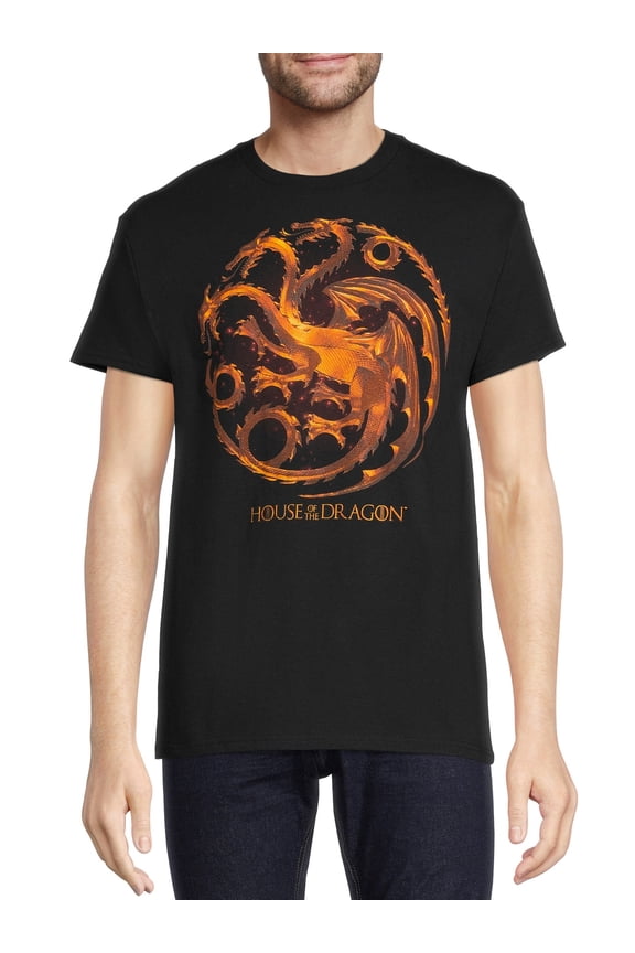 HBO Men's House of the Dragon Graphic Tee with Short Sleeves