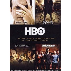 HBO Series Sampler: Biglove / Rome / Deadwood / Entourage (DVD, Slim Case) NEW