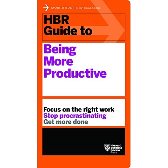 Pre-Owned HBR Guide to Being More Productive (Paperback) 1633693082 9781633693081