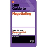 HBR Guide HBR Guide to Negotiating, Paperback