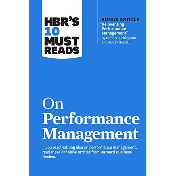Pre-Owned Hbr's 10 Must Reads on Performance Management (Paperback) 1647825210 9781647825218