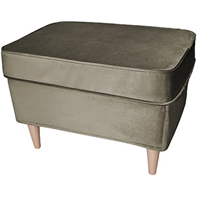 JYHOME Ottoman Cover for Strandmon Footstool Rectangle Ottoman Couch Cover Room Armchair Sofa