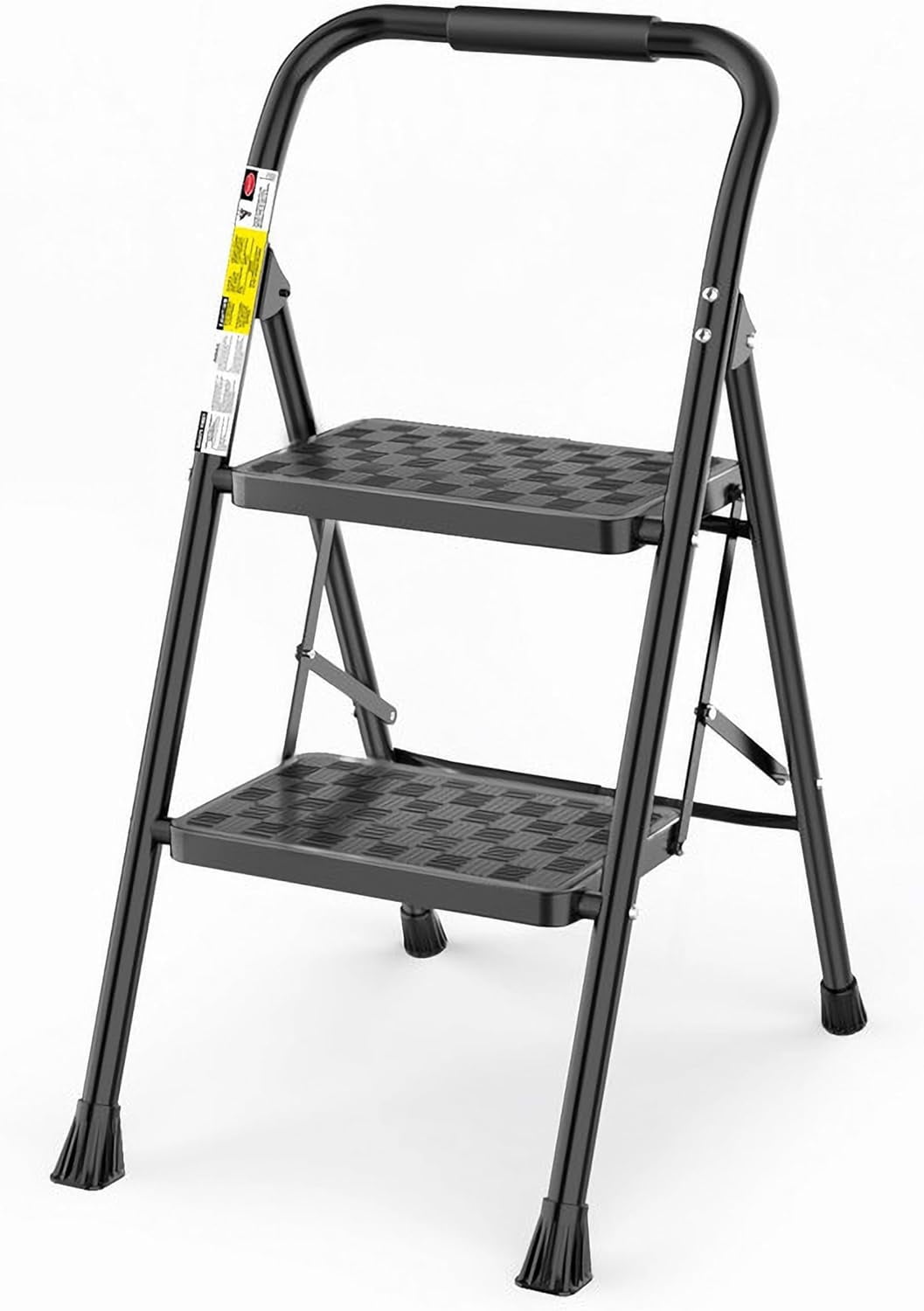 HBTower 2 Step Ladder, Step Stool for Adults,2 Step Ladder Folding Step ...