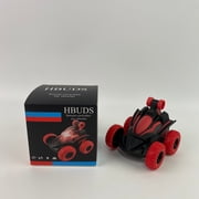 HBUDS Remote-controlled toy vehicles,Remote Control Car, RC Cars with Spray, Light & Music, All Terrain Drift Stunt Car 360 Flips Rotating red