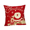 HBYJLZYG Christmas Sofa Bed Home Decor Pillow Case Cushion Cover
