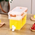thumbnail image 1 of HBYJLZYG 3.5L Cold Kettle with Faucet In Refrigerator Large Capacity Storage for Fruit Dispenser with Top and Spigot Fruit Teapot Lemonade Bucket, Kitchen Storage Organization, 1 of 7