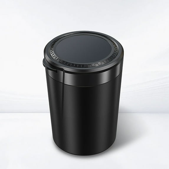 HBYJLZYG Ash Tray Car Ashtray Metal Inner Compartment Smokings In The Car Does Not Drop Ash Artifact Multi-function One-button Open Lid Car Ashtray