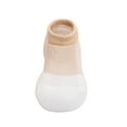 thumbnail image 1 of HBYJLZYG Baby Sock Shoes Floor Socks Anti-Slip Prewalker, Baby Boy Girl Warm Color Block Floor Rubber Sole Grip Shoes First Walker Shoes, 1 of 2