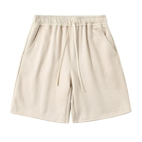 HBYJLZYG Board Shorts For Men, Summer Solid Elastic Waist Quick Dry Shorts With Pockets Workout Gym Athletic Beach Shorts