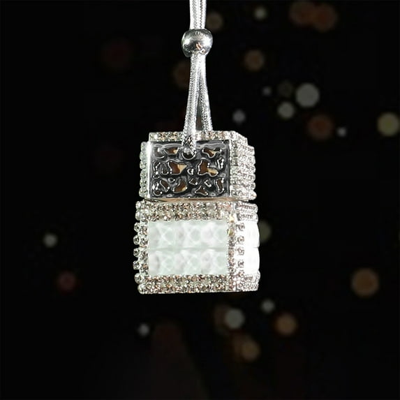 HBYJLZYG Car Accessories Automotive Diamond Perfume Bottle Pendant Car Perfume Bottle Car Pendant Rearview Mirror Car Car Hanging Empty Bottle