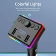 thumbnail image 1 of HBYJLZYG Car Accessories Bluetooth Transmitter Wireless Radio Adapter Car Kit with Usb Charging Car Charger Mp3 Player, 1 of 7