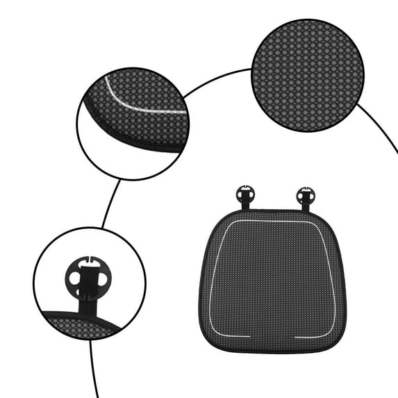 HBYJLZYG Car Accessories Car Cushion Summer, Cute Car Cushion, Non Slip Cushion for Office Chair Home Car Cushion ,Breathable Mesh Car Seat Cushion,Bearcat Headrest and Lumbar Support